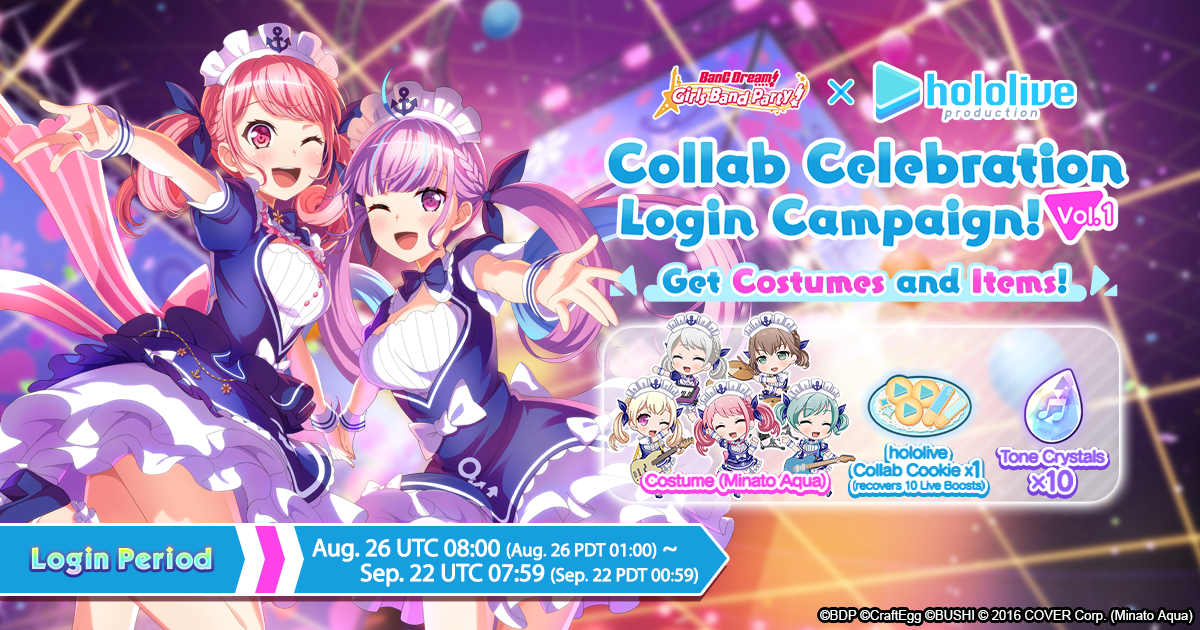 BanG Dream Girls Band Party Global Will Be Having a Collaboration Event  with Hololive - GamerBraves