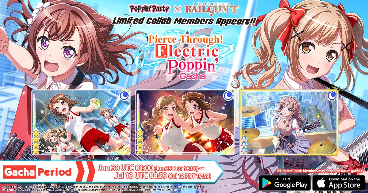 BANG DREAM! GIRLS BAND PARTY! X A CERTAIN SCIENTIFIC RAILGUN T ENGLISH  COLLABORATION